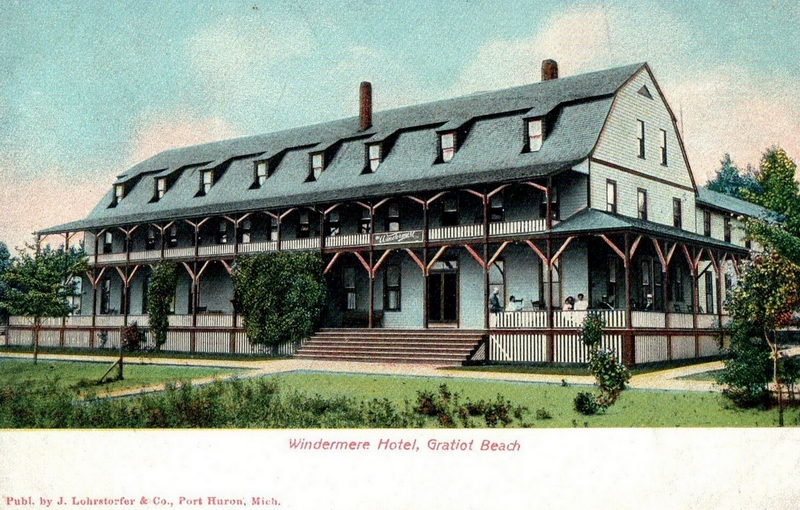 Gratiot Inn (Windemere Hotel) - Vintage Postcard
